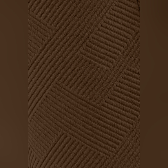 Double Take Chestnut Full Size Textured Long Sleeve Top and Drawstring Pants Set - Picture 3 of 4